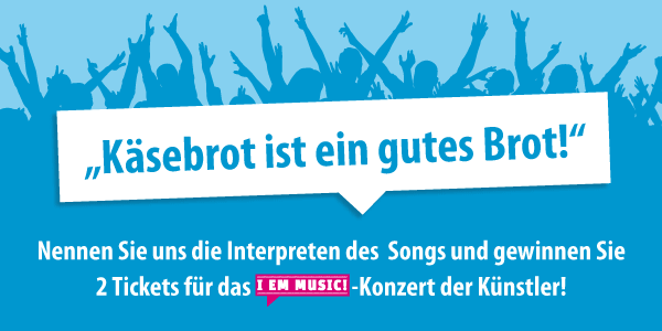 Letzte Gelegenheit: Freikarten für „I EM MUSIC!“gewinnen!