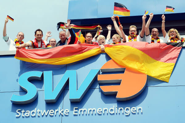 Die Stadtwerke Emmendingen sind im WM-Fieber