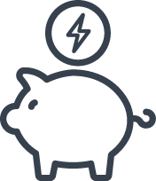 Icon Energiesparschwein