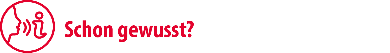 Info Grafik schon gewusst